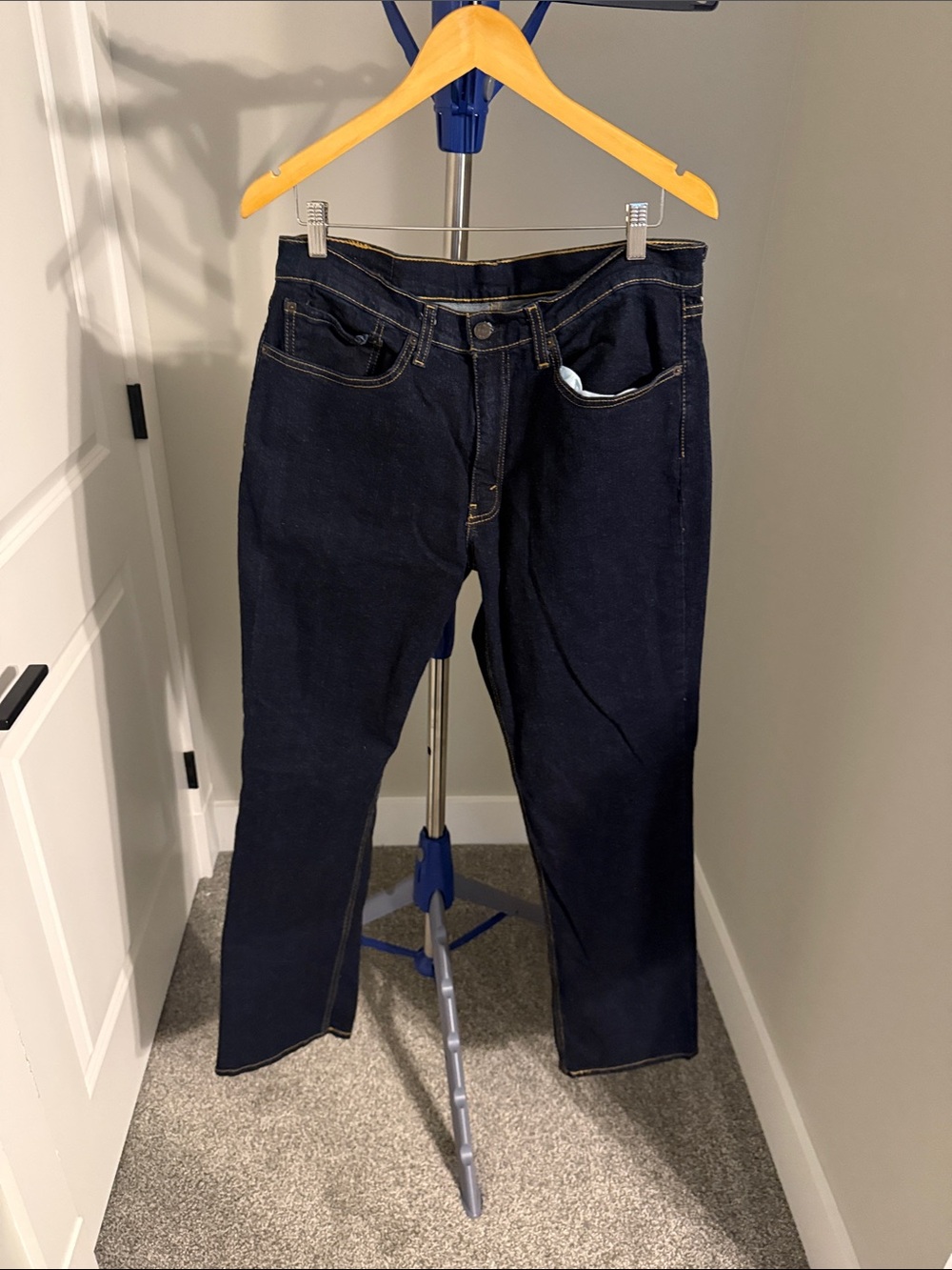 Levi's Men's Straight Jeans in Dark Indigo